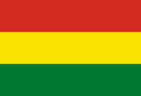 Bandera de Bolivia en Arbio