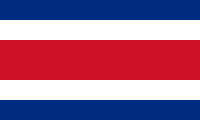 Bandera Costa Rica en Arbio