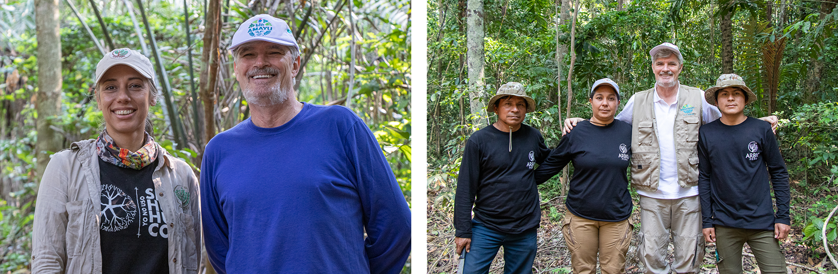 Alberto Suarez, AJE, en el bosque de ARBIO