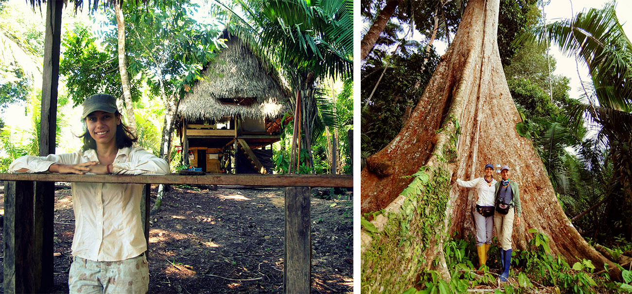 Primera cabaña ARBIO y Shihuahuaco